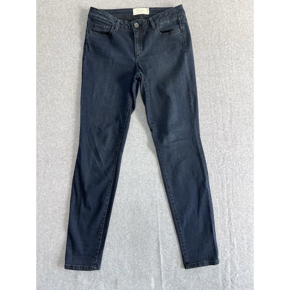 Rachel Roy Denim Icon Skinny Mid-Rise Jeans Women's Size 29 Dark Wash